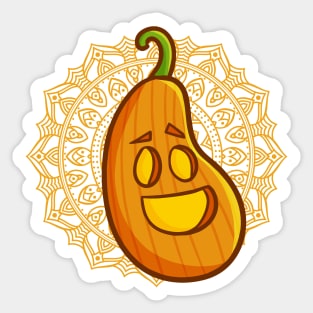 Crazy Pumpkin Sticker